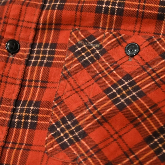 RRL CO Double RL Red Plaid Work Shirt S - Picture 5 of 8